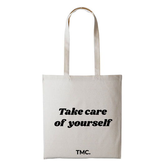 Standard TMC "Take care of yourself" Branded Tote Bag Natural